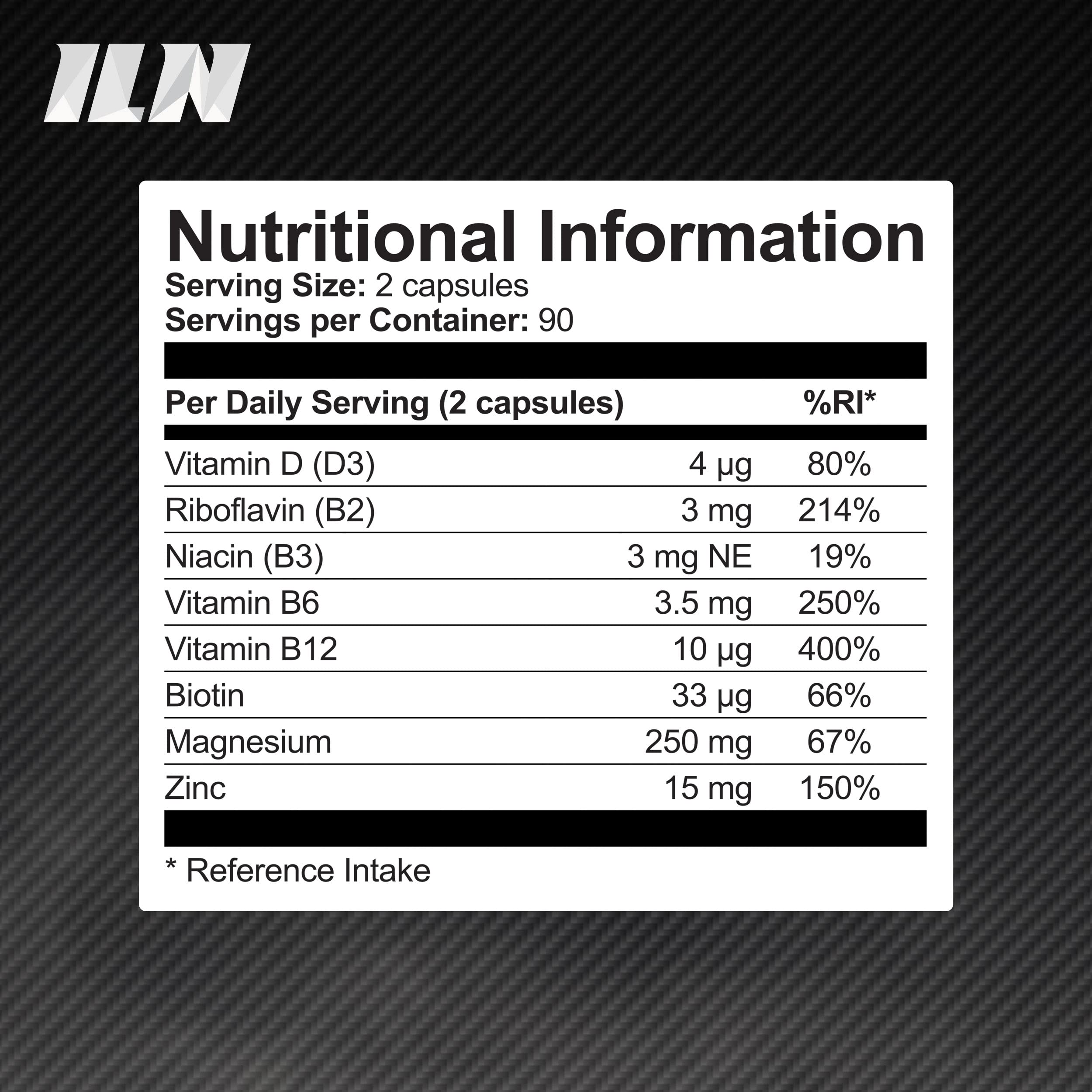 ZM6 - High Strength Zinc Magnesium Supplement - Zinc and Magnesium Tablets